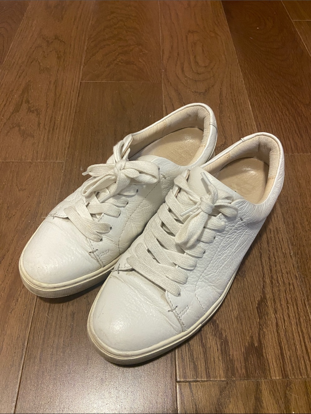 Frye Ivy Women's White Leather Low-Top Lace Sneakers